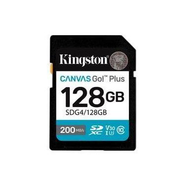 Imagem de Cartão de Memória Micro SD Kingston Canvas Go Plus 128GB 200Mbs - SDG4