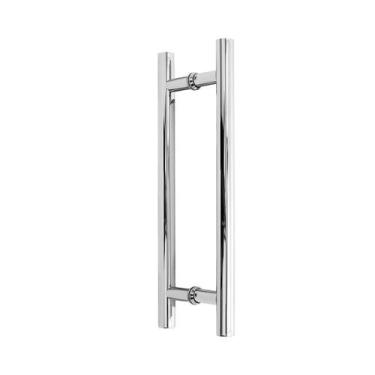 Imagem de Puxador De Porta Tubular Redondo 600mm Inox Polido - Silvana 2pçs