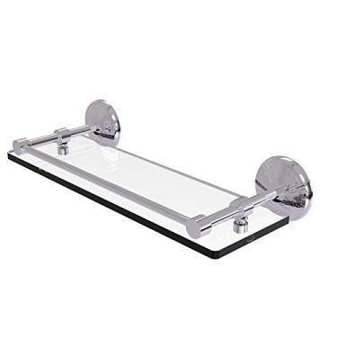 Imagem de Prateleira de vidro temperado Allied Brass MC-1/16-GAL-PC Mc 1 Gal Monte Carlo polegadas, 40 cm, cromado polido
