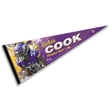 Imagem de WinCraft Minnesota Vikings Cook Pennant Banner Flag