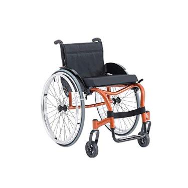 Imagem de Cadeira de Rodas Monobloco Ativa modelo Star Lite - Ortobras-44x45x45cm-Vermelho