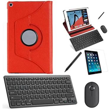 Imagem de Capa 360 Verm Teclado, Mouse, Pel, Stylus Galaxy Tab S6 Lite