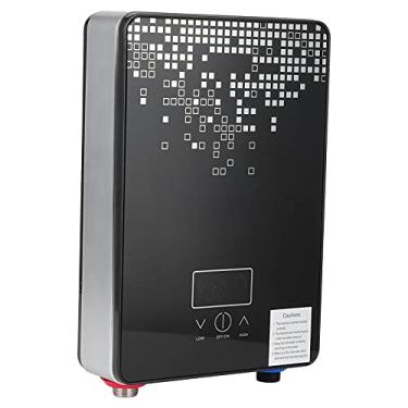 Imagem de 220V 6500W Mini aquecedor de água quente instantâneo sem tanque elétrico, aquecedor de água elétrico para casa, cozinha, chuveiro no banheiro, acampamento para trailers