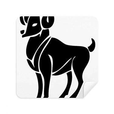 Imagem de Constellation Áries Zodiac Symbol Glasses Cloth Screen Cleaner Suede Fabric 2 Pack