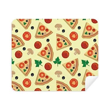 Imagem de Pano de limpeza para alimentos de tomate Cogumelo Pizza Italy 2 peças de tecido de camurça