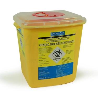 Imagem de Coletor Rígido 7 Litros Para Perfurocortante Nr32
