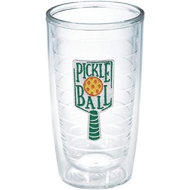 Imagem de Tervis Copo isolado de parede dupla feito nos EUA, 473 g, sem tampa, transparente