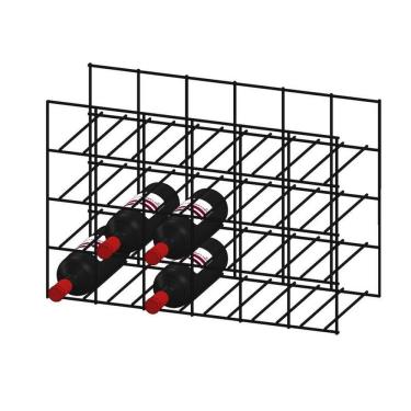 Imagem de Adega Tipo Nicho Aramado Para 24 Garrafas  Mod. 6L X 4A