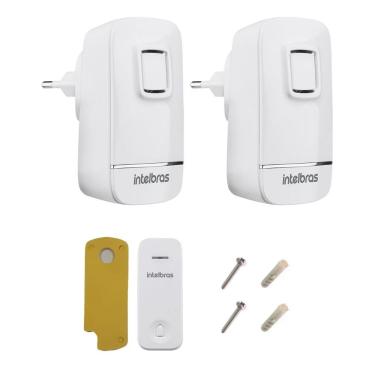 Imagem de Campainha Sem Fio Longo Alcance Plug & Play 2 Pontos Bivolt