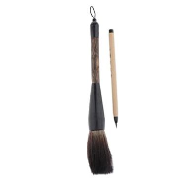 Imagem de kowaku 2Pc Bambu Chinês Água Tinta Pintura Escrita Caligrafia Pincel Caneta Art Tool