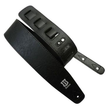 Imagem de Correia Alça Basso VTL01 Vintage Preto Violão Guitarra Baixo