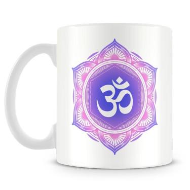 Imagem de Caneca Personalizada Mandala OM (Lilás)