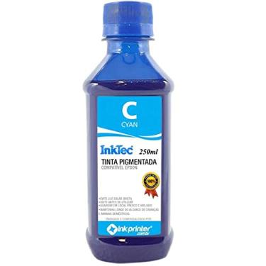 Imagem de Tinta Inktec Ciano Pigmentada para Impressora Epson (250ml)