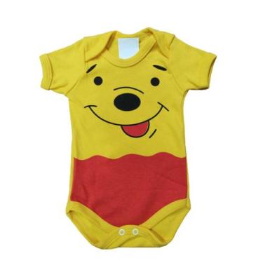 Imagem de Body Bebê Ursinho Pooh Puff Infantil Temático - Vanlupp Baby