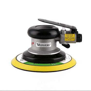 Imagem de Valianto SD-3091 Areia Orbital Dupla Ação de Ar Resistente Aleatória, Silver+plate / 6", 6"Pad Sander+6"plate