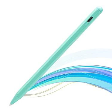 Imagem de Caneta de rejeição de palma para iPad Pro de 12,9 polegadas, ponta fina de 1,5 mm, compatível com Apple Pencil para iPad Pro de 12,9 polegadas, 4ª geração, caneta de esboço e escrita, verde