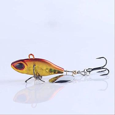 Imagem de Fishing Tailspin Micro Spinnerbait Truta robalo Deracou Spinner Vib Cauda Vibradora Lâmina Rotativa Spin (45 mm, 03)