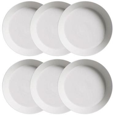 Imagem de Conjunto com 6 Pratos Fundos Porto Brasil Neo Vit em Stoneware 19,5 cm – Cinza