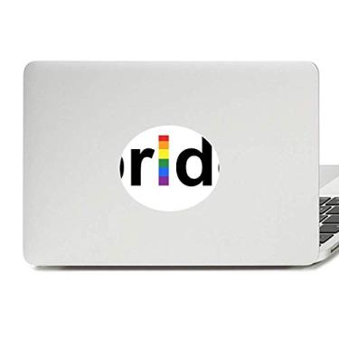 Imagem de LGBT Rainbow Gay Lésbica Transgênero Vinil Emblema Gráfico Laptop Adesivo Notebook Decalque