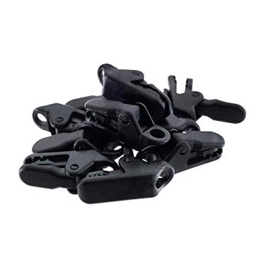 Imagem de Grampo de lona para toldo de plástico preto (pacote com 10)