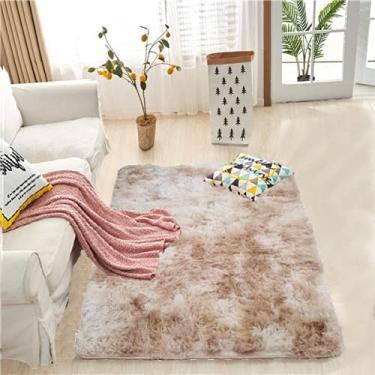 Imagem de Tapete Sala Peludo Felpudo Super Macio 1,00 X 1,50 Mt Quarto (Bege Mescla)