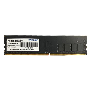 Imagem de Memória Patriot Signature Line 8GB DDR4 2666MHz CL19 1.2V PSD48G266681