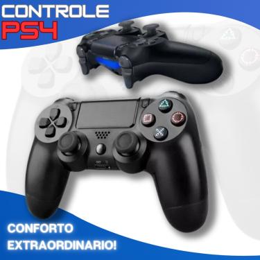 Combo Controle para PS4 sem Fio Dualshock - Verde Camuflado com 5 Jogos  para PS4 - Outros Games - Magazine Luiza