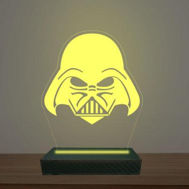 Imagem de Luminária Led 3d Starwars Abajur Luxo