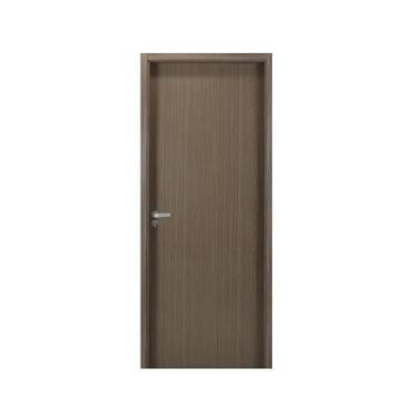 Imagem de Kit Porta de Madeira Lisa 215x84cm com Batente de Mdf Ultra 10cm Melamínico Mgm Carvalho Quebec