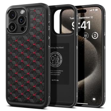 Imagem de Capa Spigen para iPhone 15 Pro Max, Cryo Armor projetada para Apple iPhone 15 Pro Max - Cryo Red
