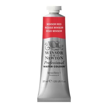 Imagem de Winsor & Newton Aquarela profissional, tubo de 37 ml, vermelho vinho
