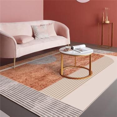 Imagem de Tapete quadrado para escritório, tapete completo pode ser costurado, veludo, cobertor de cabeceira para quarto, sala de estar, mesa de chá, b, 9 tipos, 80cm x 160cm