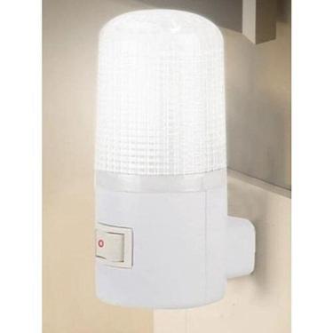 Imagem de Abajur Tomada LED Bivolt - 3W Branco - Economia de Energia