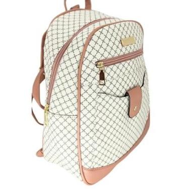 Imagem de Mochila feminina media social estampa luxo reforçada-Feminino