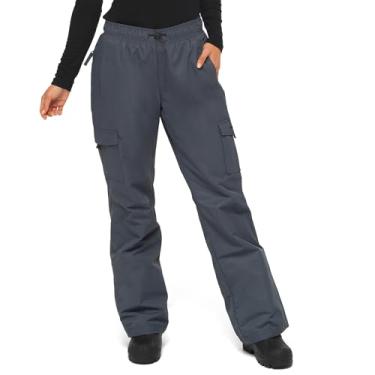 Imagem de Arctix Calça cargo feminina de neve com forro de lã Lumi, Aço, 2X/33" Inseam