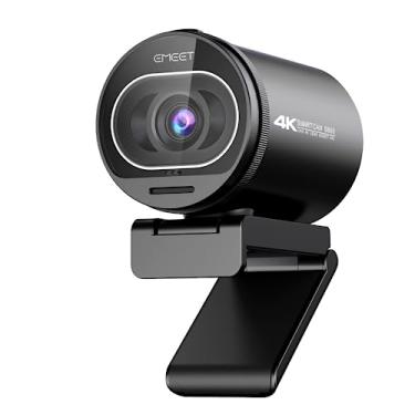 Imagem de EMEET Webcam 4K para PC, webcam S600 com sensor Sony, 2 microfones de redução de ruído, FOV de 65° a 88°, foco automático TOF, capa de privacidade rotativa integrada, 1080p a 60FPS, ideal para