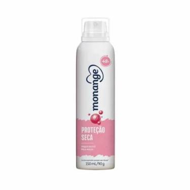 Imagem de Desodorante Antitranspirante Aerosol Monange Proteção Seca Feminino 48H 150Ml