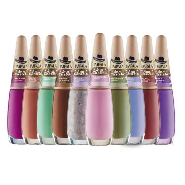 Imagem de Kit 6 Esmaltes Cremosos 7,5ml Ana Castela Hipoalergênico Vegano Impala