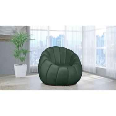 Imagem de Poltrona Decorativa Concha Veludo Verde - Londrilar