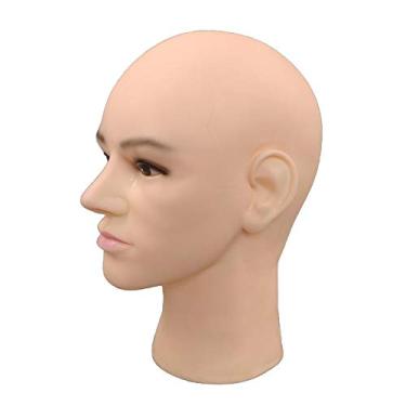Imagem de DYNWAVE Manequim óculos de Ouvido Peruca Suporte de Exibição Manequim, Cor da pele