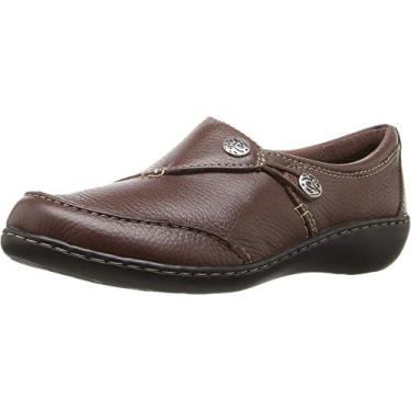 Imagem de Clarks Mocassim feminino Ashland Lane Q Slip-On, Sequoia, 7.5 X-Wide