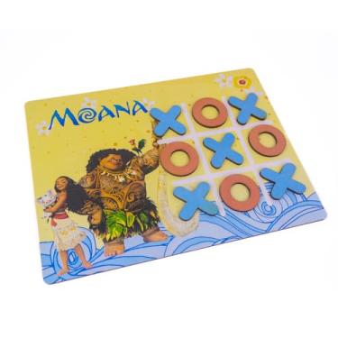 Imagem de ZiG Zag Jogo da Velha Moana 10 un Lembrancinha Aniversário 2 Jogadores Crianças