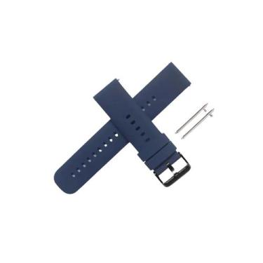 Imagem de Pulseira 20mm Silicone Soft p/ Relógio Smartwatch com Pinos - Poolsy, 