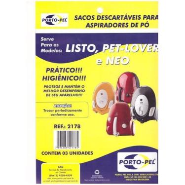 Imagem de Saco aspirador Electrolux listo / pet-lover / neo - 3 und (REF.2178) -