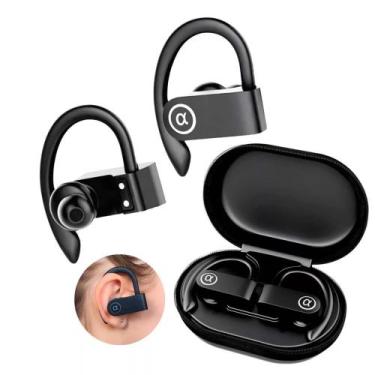 Imagem de Fone De Ouvido Sem Fio Bluetooth A Prova D'água Sport Corrida - AGold