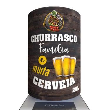 Imagem de Capa Para Galão De Água 20 Litros Churrasco, Família - Novadecora