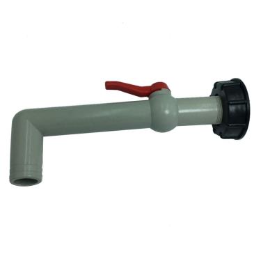 Imagem de Adaptador de Tanque Almencla IBC, Conector – Ajuste de Válvula de Substituição – Para Conectores de Água de Jardim Doméstico (32 mm, DN25) Diâmetro de Rosca – Comprido