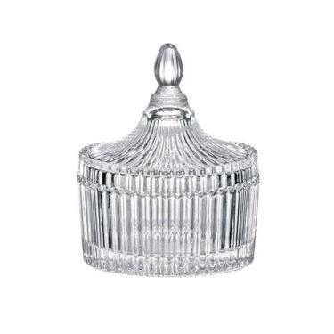 Imagem de Bomboniere em Vidro Circus Com Tampa Pequena - Deslisoga