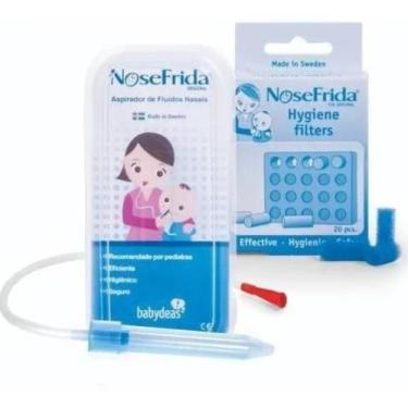 Imagem de Nosefrida aspirador nasal + refil - original - babydeas