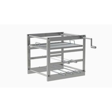 Imagem de CHURRASQUEIRA INOX TC000501-1 ESPETOS TRADICIONAIS E GRELHA MANUAL - 6